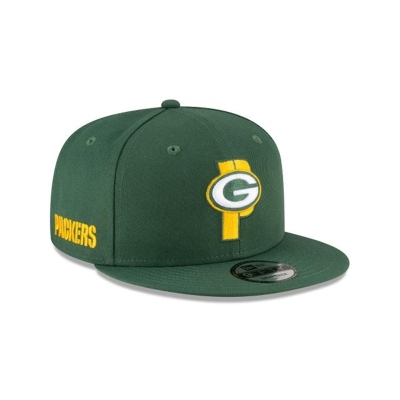 Green Bay Packers Gorra | New Era NFL Logo Mix 9fifty Snapback Cap Mexico - Verdes